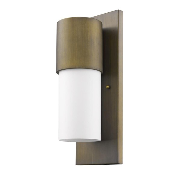 Homeroots 16 x 6 x 5.75 in. Cooper 1-Light Raw Brass Wall Light 398470 - main